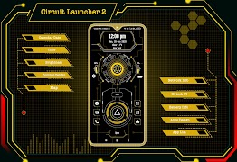 Circuit Launcher 2 - App lock syot layar 1