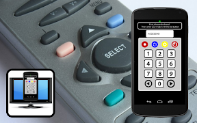 TV Remote flash LED SIM Affiche