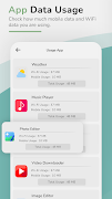 Data Manager-Data Usage تصوير الشاشة 1