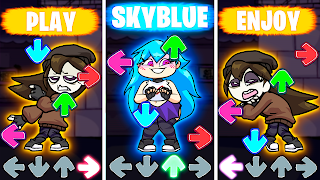 FNF SkyBlue VS Friday Mod 海報