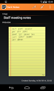 برنامه‌نما Dark Notes Handwriting عکس از صفحه
