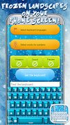 Frozen Keyboard Poster