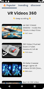 برنامه‌نما VR Videos 360 عکس از صفحه