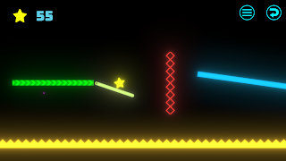 Neon Ball Platformer ảnh chụp màn hình 4