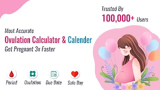 Ovulation Calculator & Calendar to Track Fertility پوسٹر