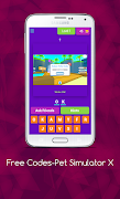 Codes-Pet Simulator X পোস্টার