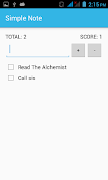 SimpleNote screenshot 2