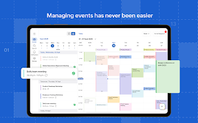 برنامه‌نما Zoho Calendar عکس از صفحه