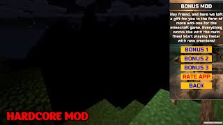 Hardcore Mod For Minecraft PE تصوير الشاشة 4
