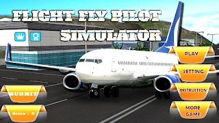 Flight Fly Pilot Simulator 포스터