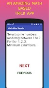Math Mind Reader captura de pantalla 1