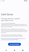 Dark Sense - Auto dark theme Affiche