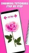 Draw Flowers Step By Step পোস্টার