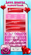 Love Hearts Keyboard Themes screenshot 6