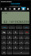 برنامه‌نما Electronics Calculator عکس از صفحه