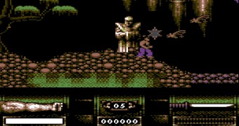 C64 First Samurai captura de pantalla 1
