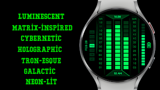 LED Sci-Fi Watch Face screenshot 2