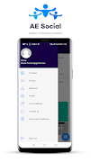 برنامه‌نما AE Social عکس از صفحه