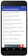 Learn ReactJS with Real Apps Cartaz