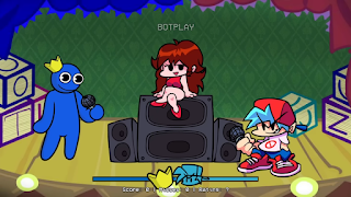 پوستر FNF X Rainbow Friends Mod