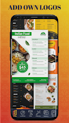 Menu Maker, Menu Templates اسکرین شاٹ 5