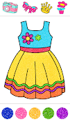 Baby Clothes Dresses Coloring скриншот 4
