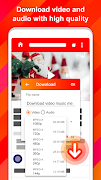 برنامه‌نما Video downloader master عکس از صفحه
