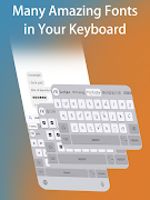 برنامه‌نما Font Keyboard عکس از صفحه