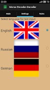 Morse Encoder-Decoder captura de pantalla 1
