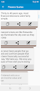 Finance Quotes App screenshot 1