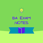 BA Exam Notes Book icon