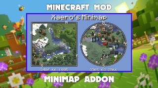 Minimap Mod for Minecraft PE ảnh chụp màn hình 1