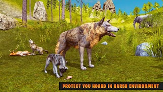 Ultimate wild wolf simulator screenshot 1