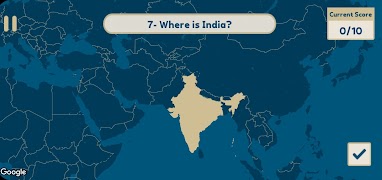 1 Schermata Atlas Game: Geo Map Trainer