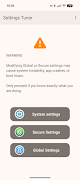 Settings Tuner (No Root) screenshot 1