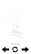 Como desenhar Sonic imagem de tela 2