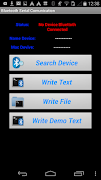 Communication Serial Bluetooth Affiche