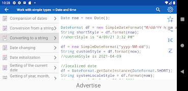 Java Code ภาพหน้าจอ 7