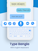 Bangla Keyboard - English To Bangla Input Method 스크린샷 1
