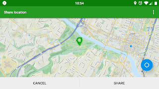 OSM Share Location Plugin screenshot 7