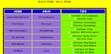Fixed Matches Screenshot 5