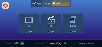 Lecteur IPTV Xtream Affiche