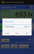 Simple Illuminance Meter screenshot 1