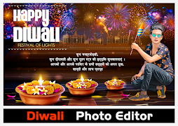 Diwali Photo Editor syot layar 1