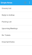 Simple Notes পোস্টার