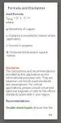 5 Schermata Ampacity Advisor