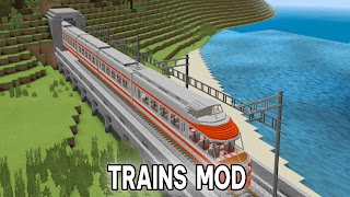 5 Schermata Train Mod for Minecraft PE
