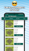 برنامه‌نما COC Map Layouts - Base Links عکس از صفحه