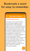 Mathematics Dictionary Screenshot 2
