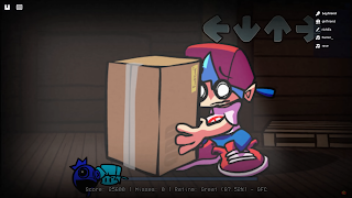 Poster Funkin Box VS Rainbow Friends